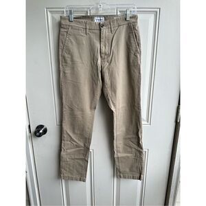 DONATE.., Men's Brown Hennepin Chino Slim Jeans Size 29x30